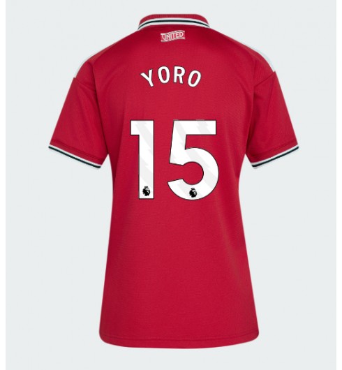 Manchester United Leny Yoro #15 Domácí Dres pro Dámské 2026-27 Krátký Rukáv Manchester United Leny Yoro #15 Domácí Dres pro Dámské 2026-27 Krátký Rukáv